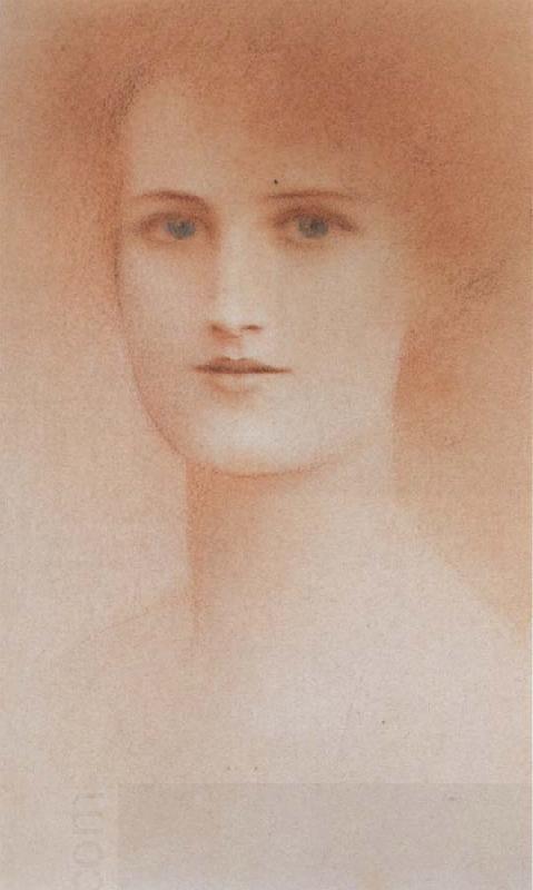 Fernand Khnopff Portrait of a Woman oil painting picture